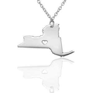 NEW New York Necklace, Choose Gold or Silver